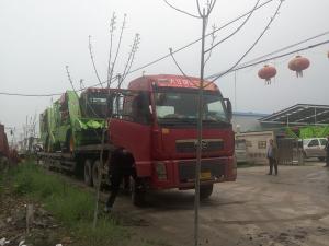山東東營又發(fā)2臺(tái)穗莖兼收玉米收獲機(jī)